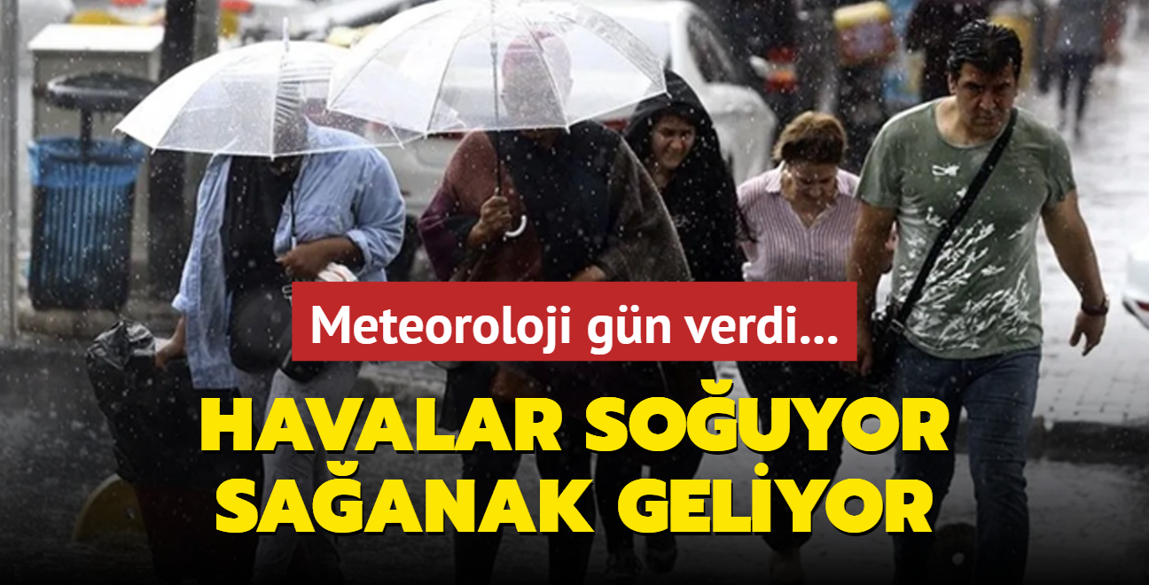 Meteoroloji gn verdi... Havalar souyor, saanak geliyor