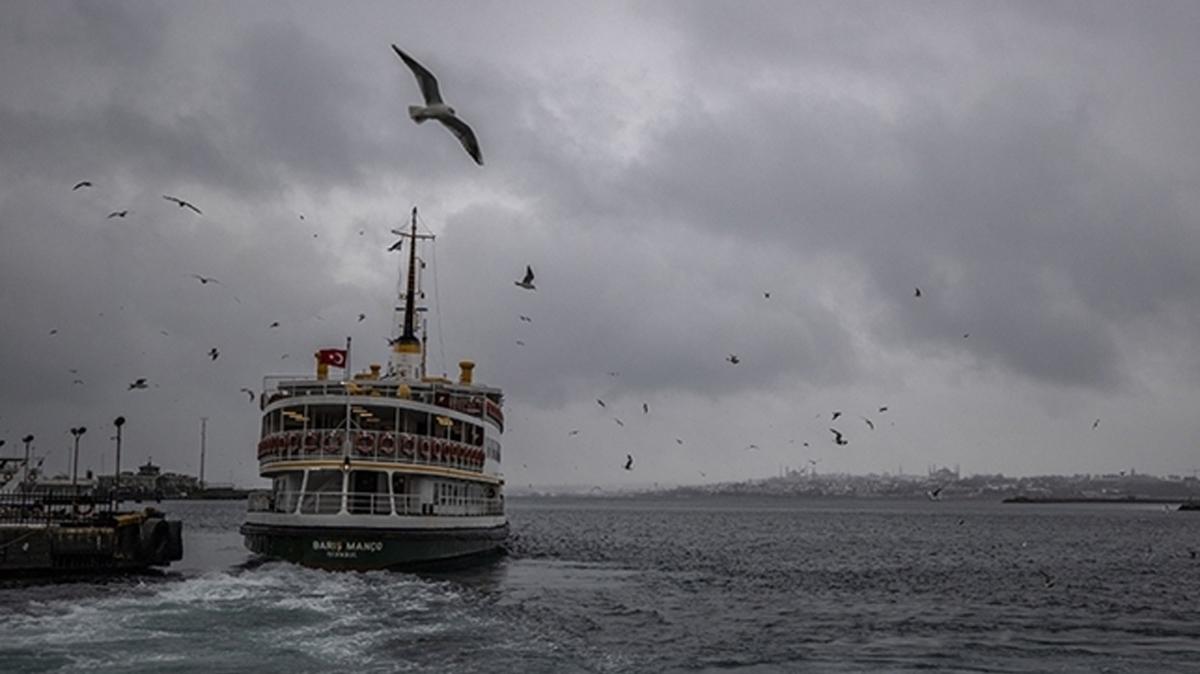stanbul'da deniz ulamna hava muhalefeti