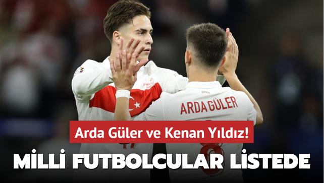 Arda Gler ve Kenan Yldz! Milli futbolcular listede