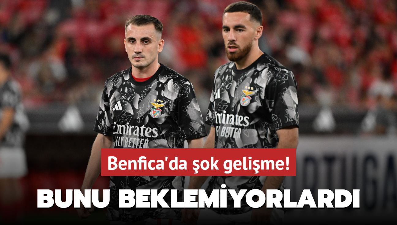 Benfica'da ok gelime! Kerem Aktrkolu ve Orkun Kk'ye kt haber