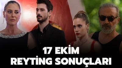 17 Ekim reyting sonular | nci Taneleri, Siyah Kalp, Hudutsuz Sevda reyting sralamas nasl?