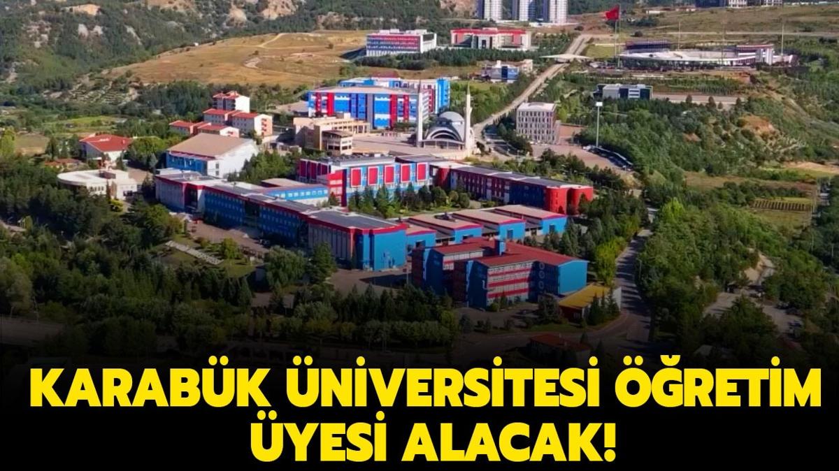 Karabk niversitesi retim yesi alacak!