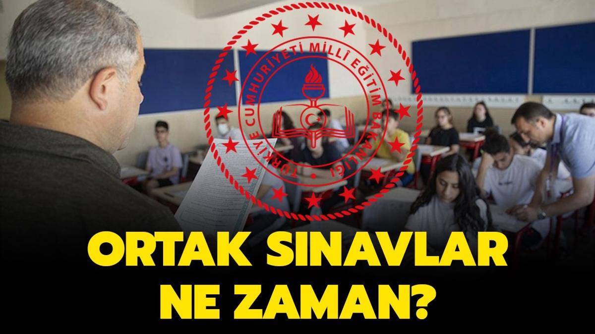 MEB 1. dnem ortak snav takvimi 2024 | 6, 7, 8, 9, 10. snf ortak snavlar ne zaman"