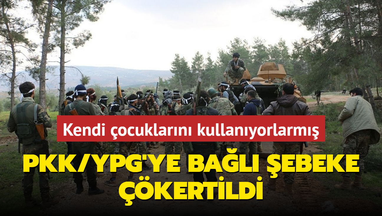 Zeytin Dal Harekat Alan iinde PKK/YPG'ye bal bir ebeke kertildi