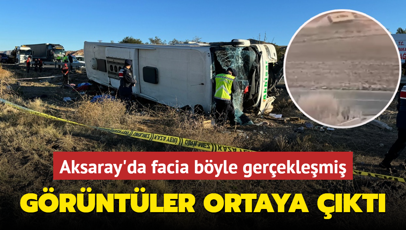 Aksaray'da facia byle gereklemi! Grntler ortaya kt