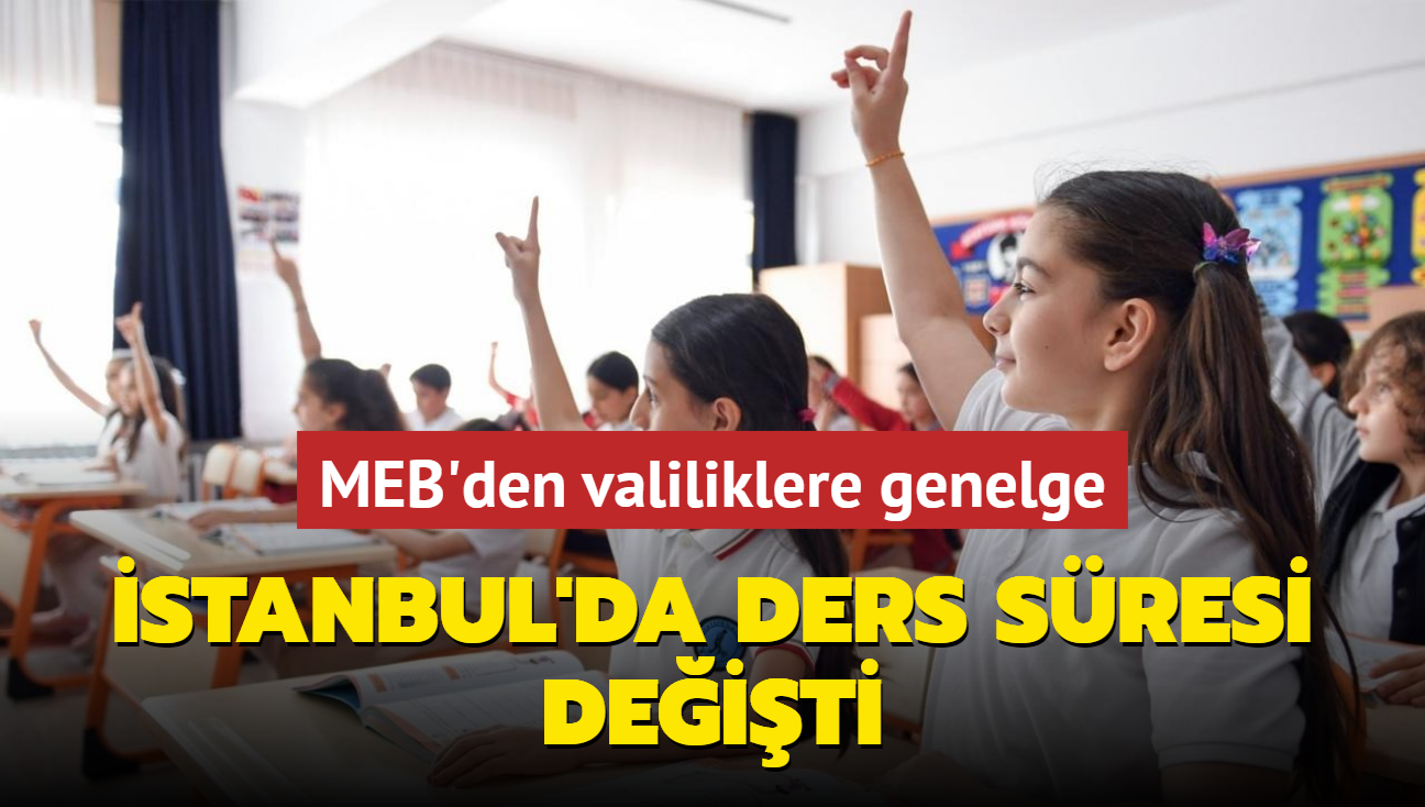 stanbul'da ders saati dzenlemesi!