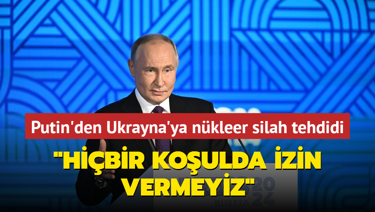 Putin'den Ukrayna'ya nkleer silah tehdidi... 'Hibir koulda izin vermeyiz'