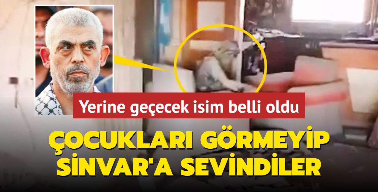 ocuklar grmeyip Sinvar'a sevindiler