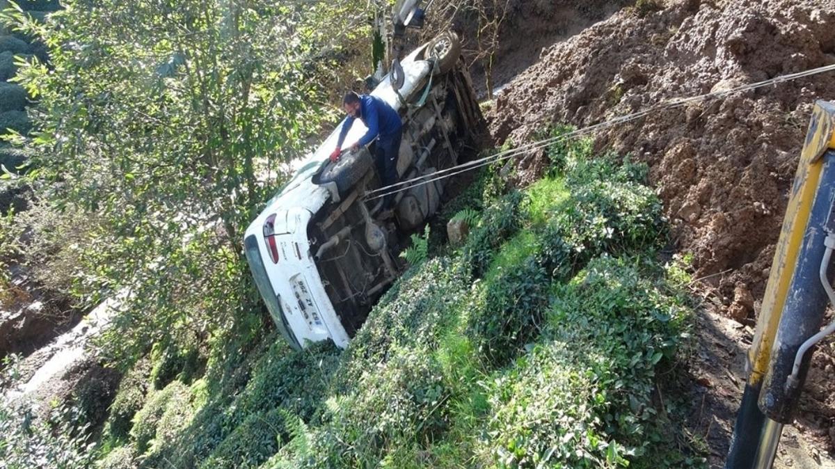 Rize'de heyelan! "Korkun bir ses geldi"