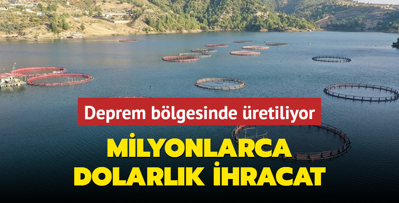 Deprem blgesinde retiliyor! 30 milyon dolarlk ihracat