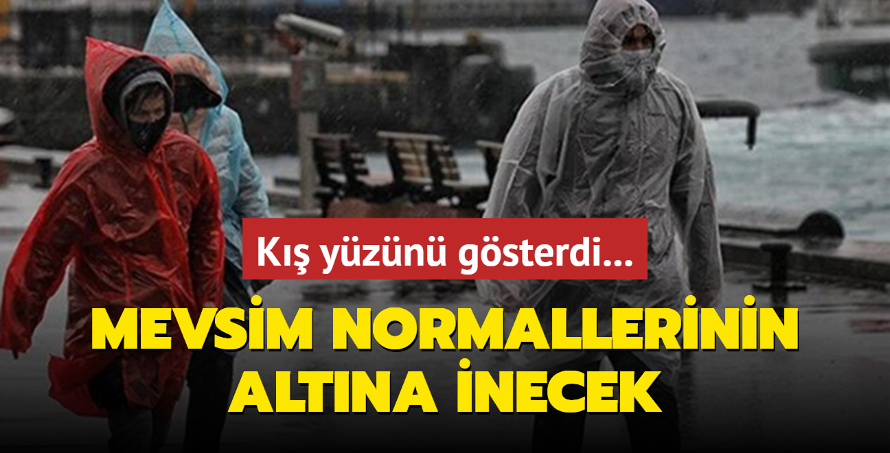 Scaklklar mevsim normallerinin altna decek! K yzn gsterdi...  