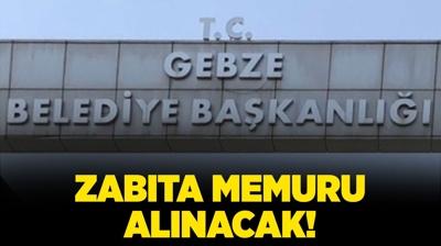 Gebze Belediye Bakanl 60 zabta memuru alm yapacak!