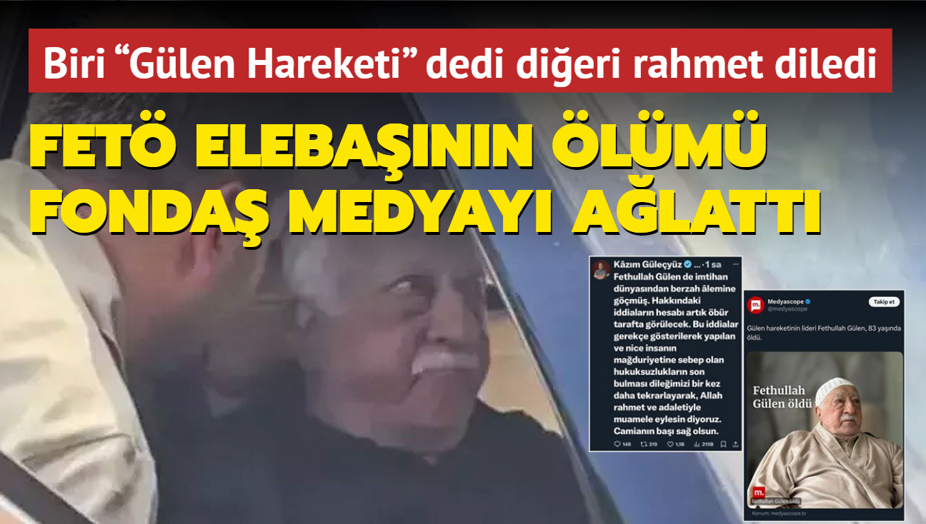 FET elebann lm fonda medyay alatt! Biri Glen Hareketi dedi dieri rahmet diledi