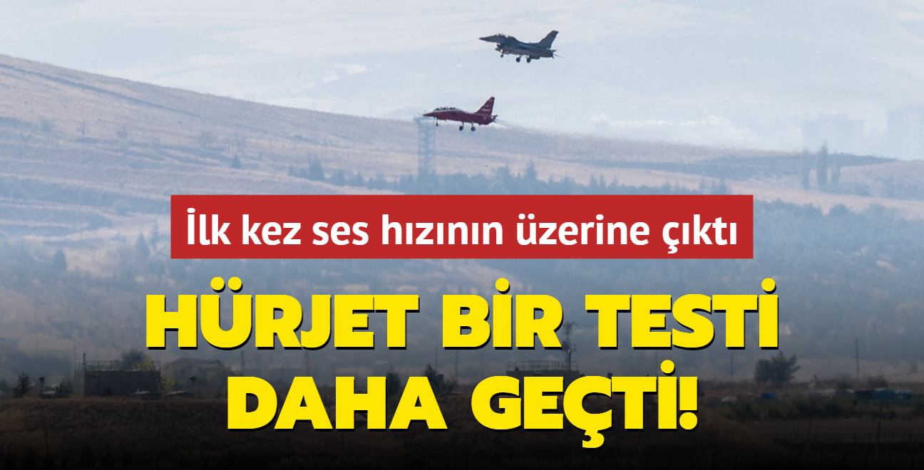 lk kez ses hznn zerine kt... HRJET bir testi daha geti!