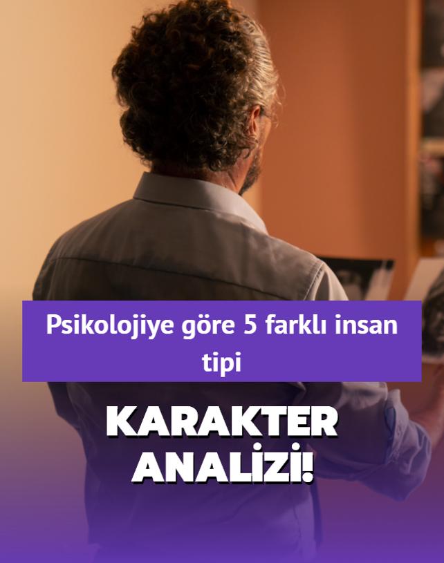 Karakter analizi! Psikolojiye gre 5 farkl insan tipi: Hangisi olduunu renmek iin...