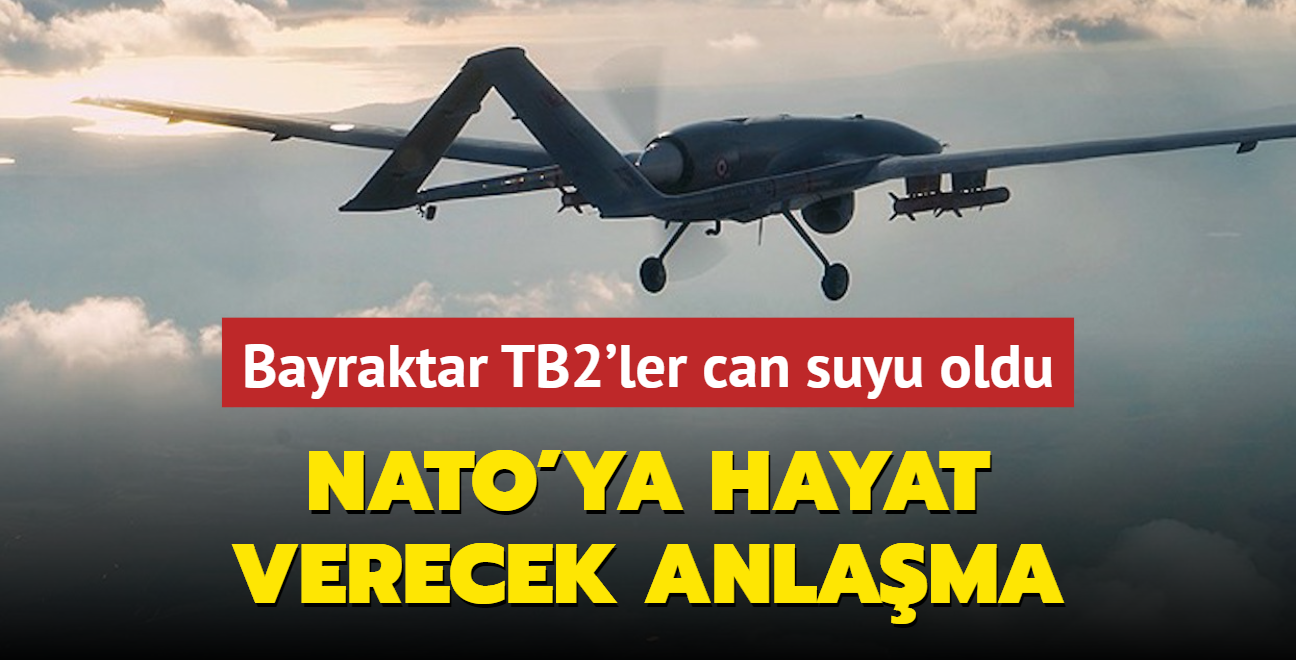 NATO'nun dou kanadn glendirecek anlama! Bayraktar TB2'ler can suyu oldu