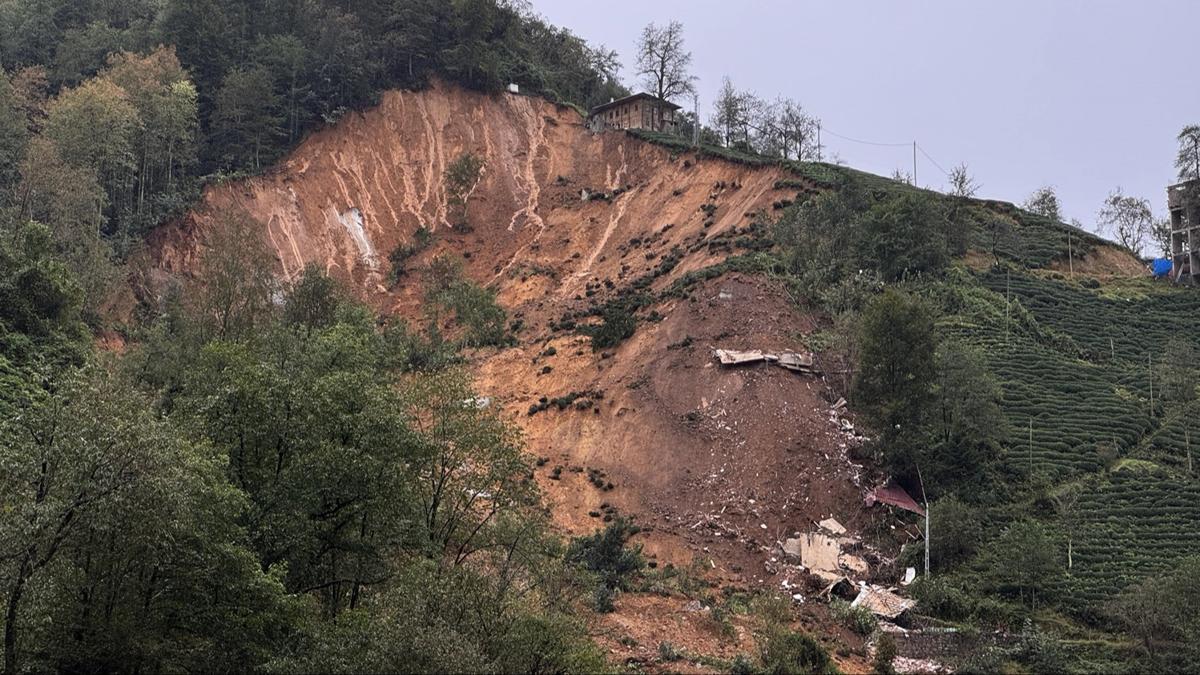 Rize Valilii'nden heyelan uyars