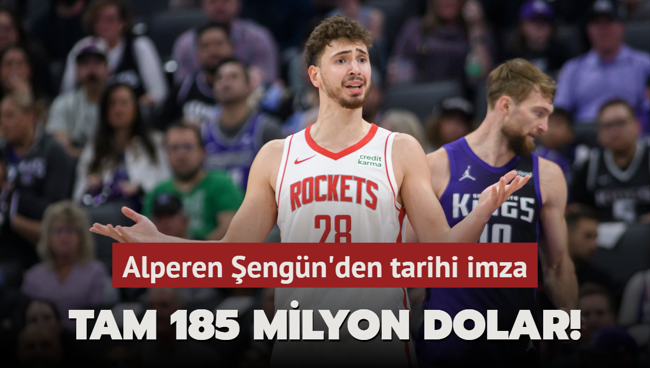 185 milyon dolarlk anlama duyuruldu! Alperen engn'den tarihi imza