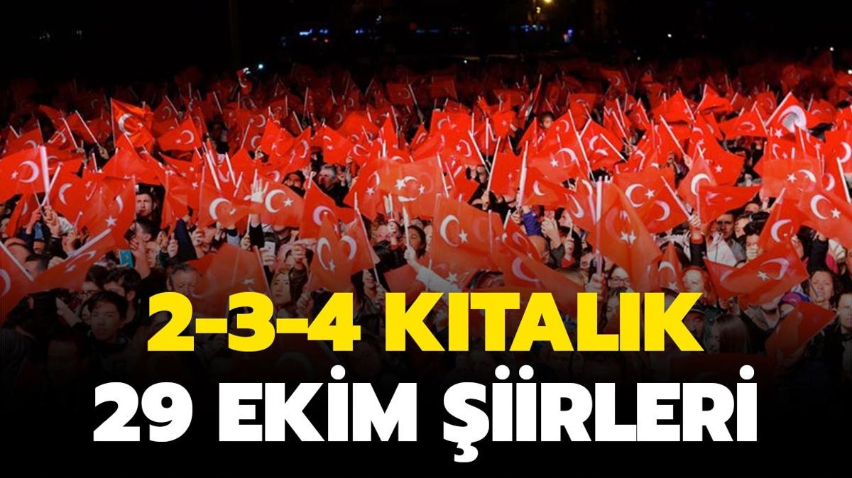 Ksa, uzun, farkl, 2-3-4 ktalk 29 Ekim iirleri! 29 Ekim iirleri ilkokul, ortaokul! 