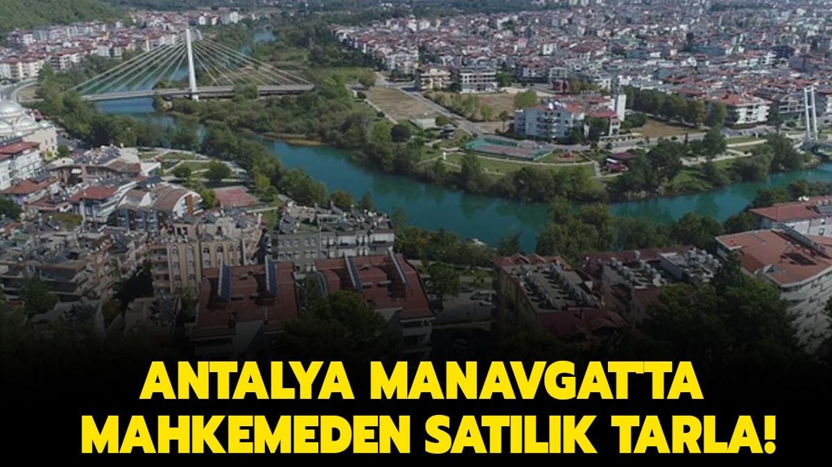 Antalya Manavgat'ta mahkemeden satlk tarla!