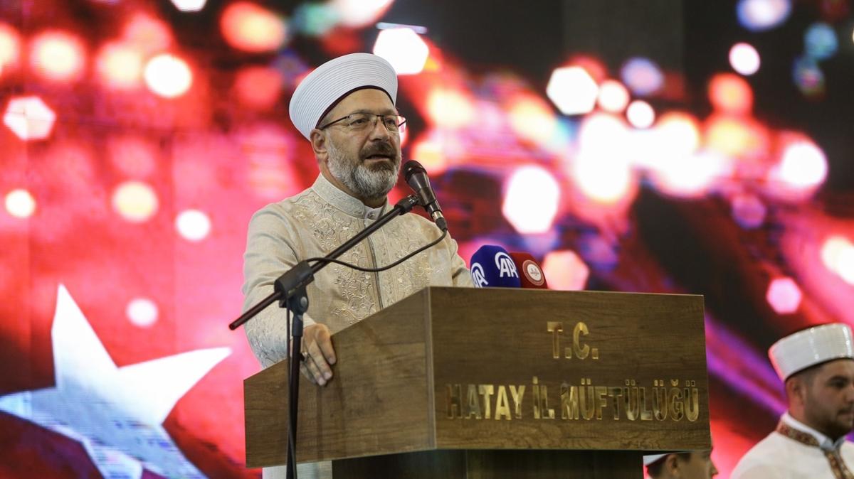 Diyanet leri Bakan Erba: Hafzlk, yeryznde bir insana nasip olabilecek en byk mutluluk
