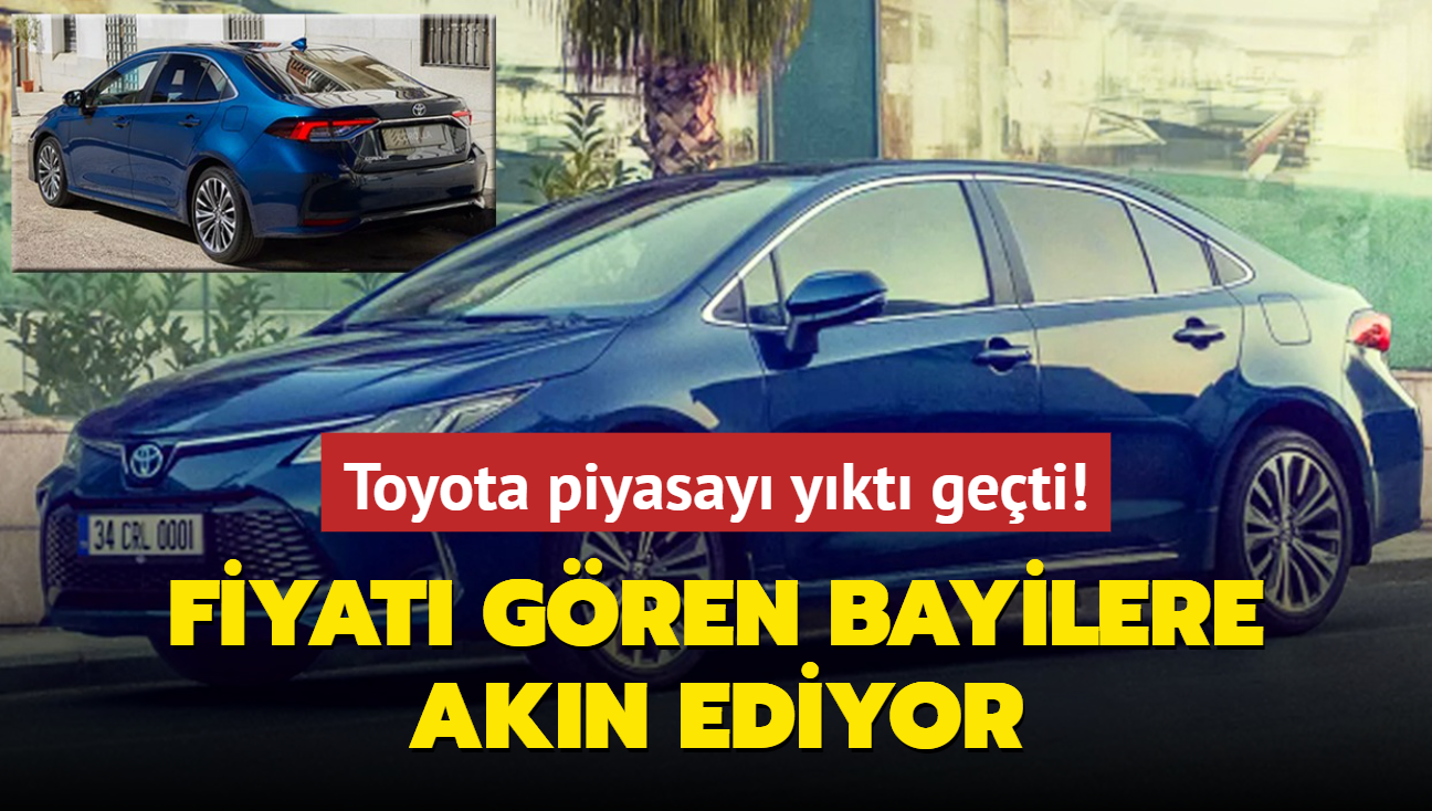 Toyota piyasay ykt geti: Otomobilin tamamna taksit! Fiyat gren bayilere akn ediyor