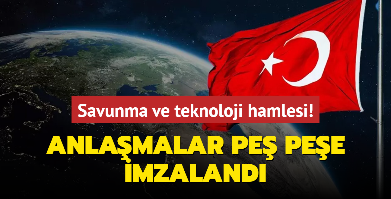 TBTAK'tan savunma ve teknoloji hamlesi! Anlamalar pe pee imzaland