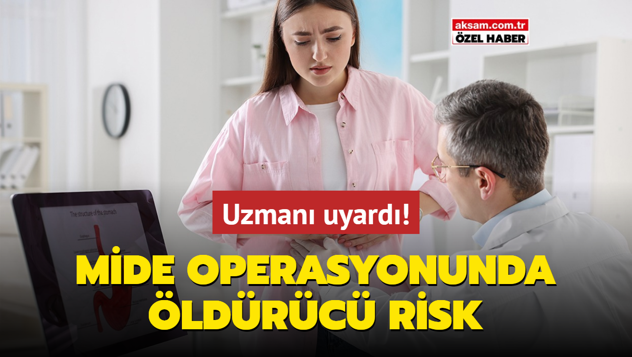 Tp mide operasyonunda ldren risk! Obezite pandemisine uzman gr! Ylda 10 bin kii oluyor