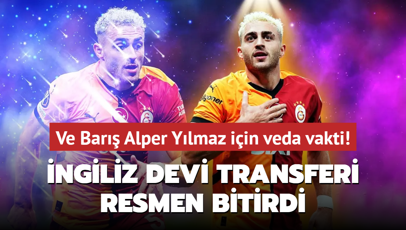 Ve Bar Alper Ylmaz iin veda vakti! ngiliz devi transferi resmen bitirdi