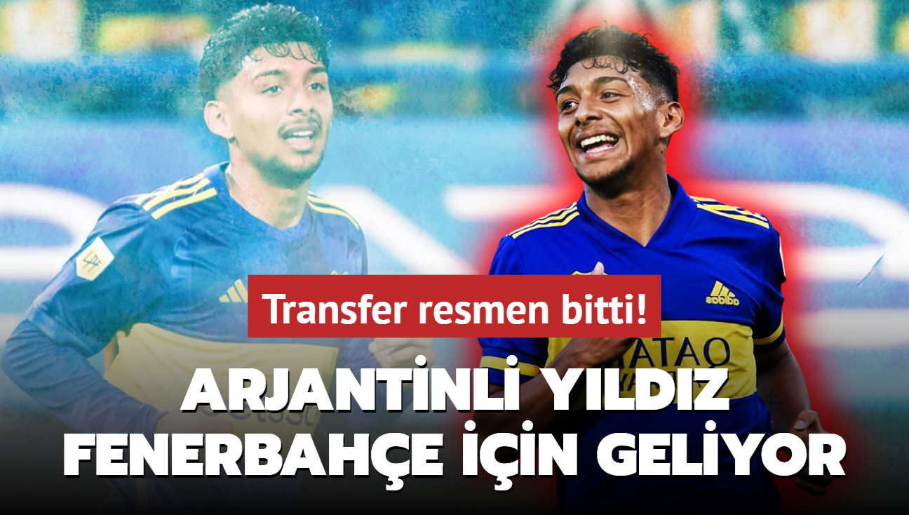 Arjantinli yldz Fenerbahe iin geliyor! Transfer resmen bitti