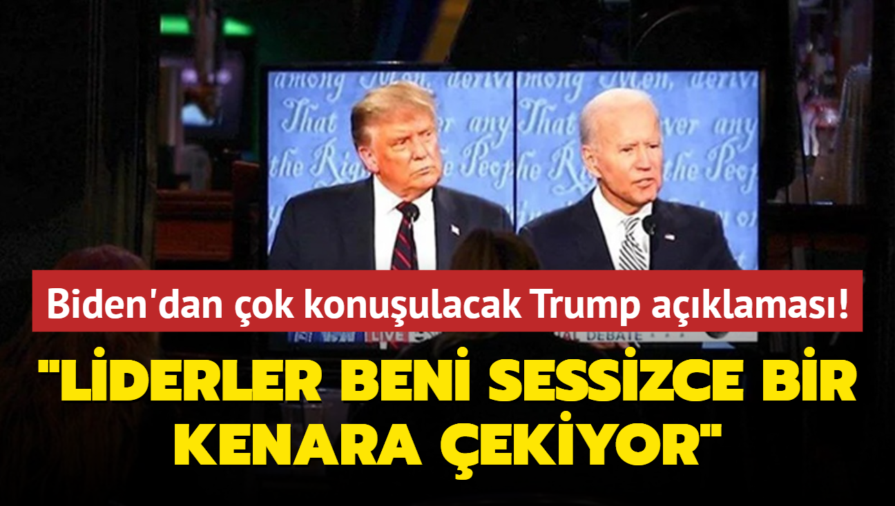 Biden'dan ok konuulacak Trump aklamas: Liderler birbiri ardna beni sessizce bir kenara ekiyor