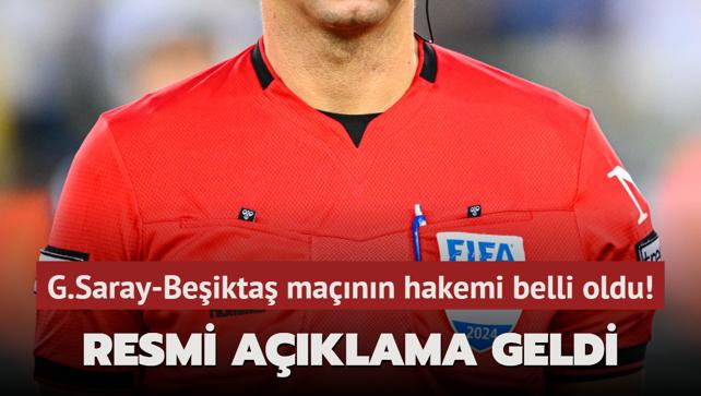 Dev derbinin hakemi belli oldu! Resmi aklama geldi