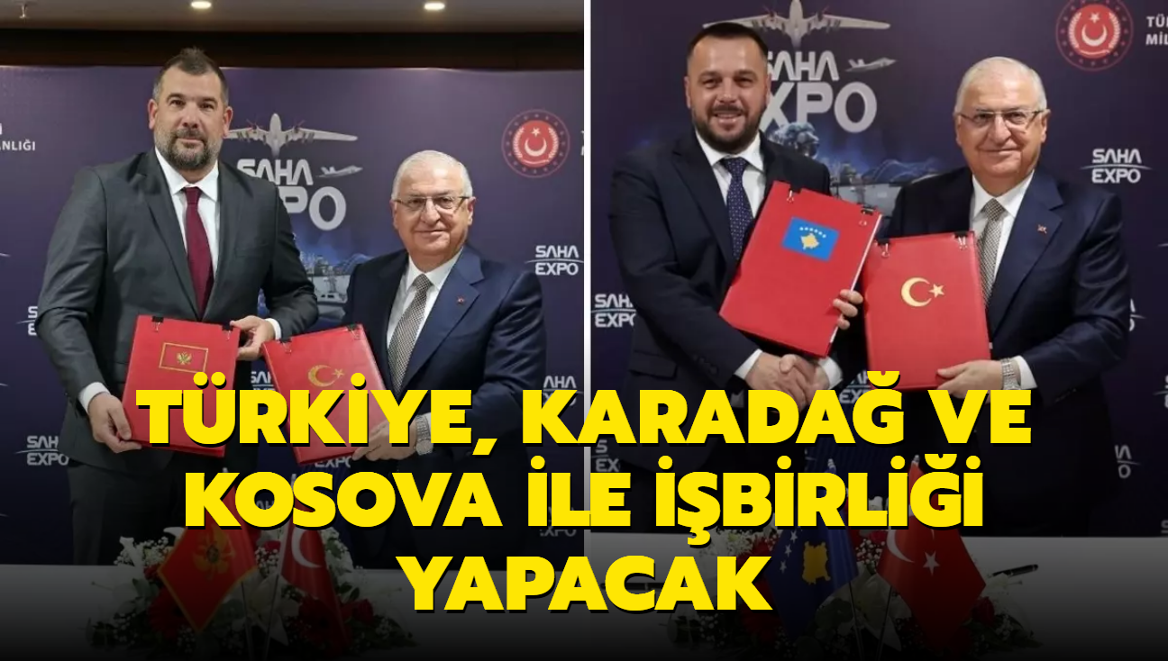 Trkiye, Karada ve Kosova ile askeri salk protokol imzalad 