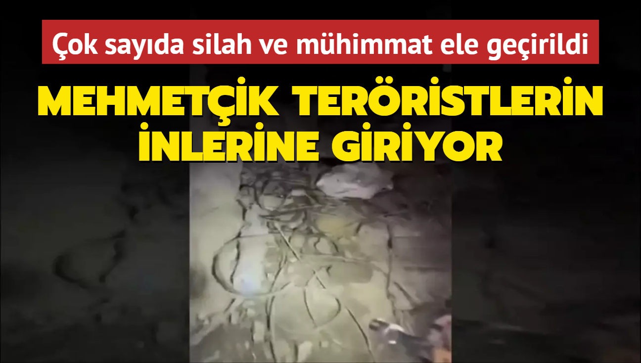 Mehmetik terristlerin inlerine giriyor