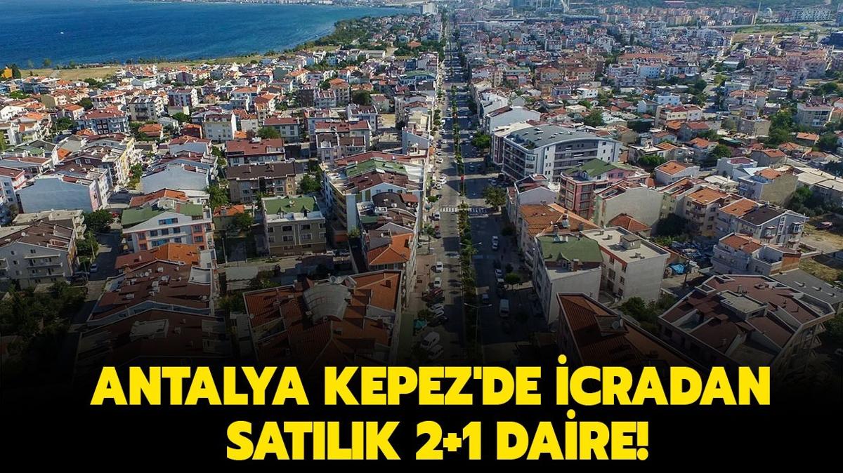 Antalya Kepez'de icradan satlk 2+1 daire!