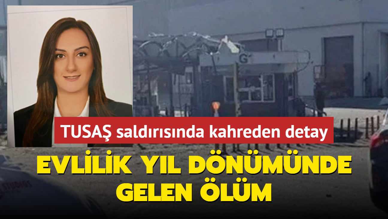 TUSA saldrsnda kahreden detay: Evlilik yl dnmnde gelen lm