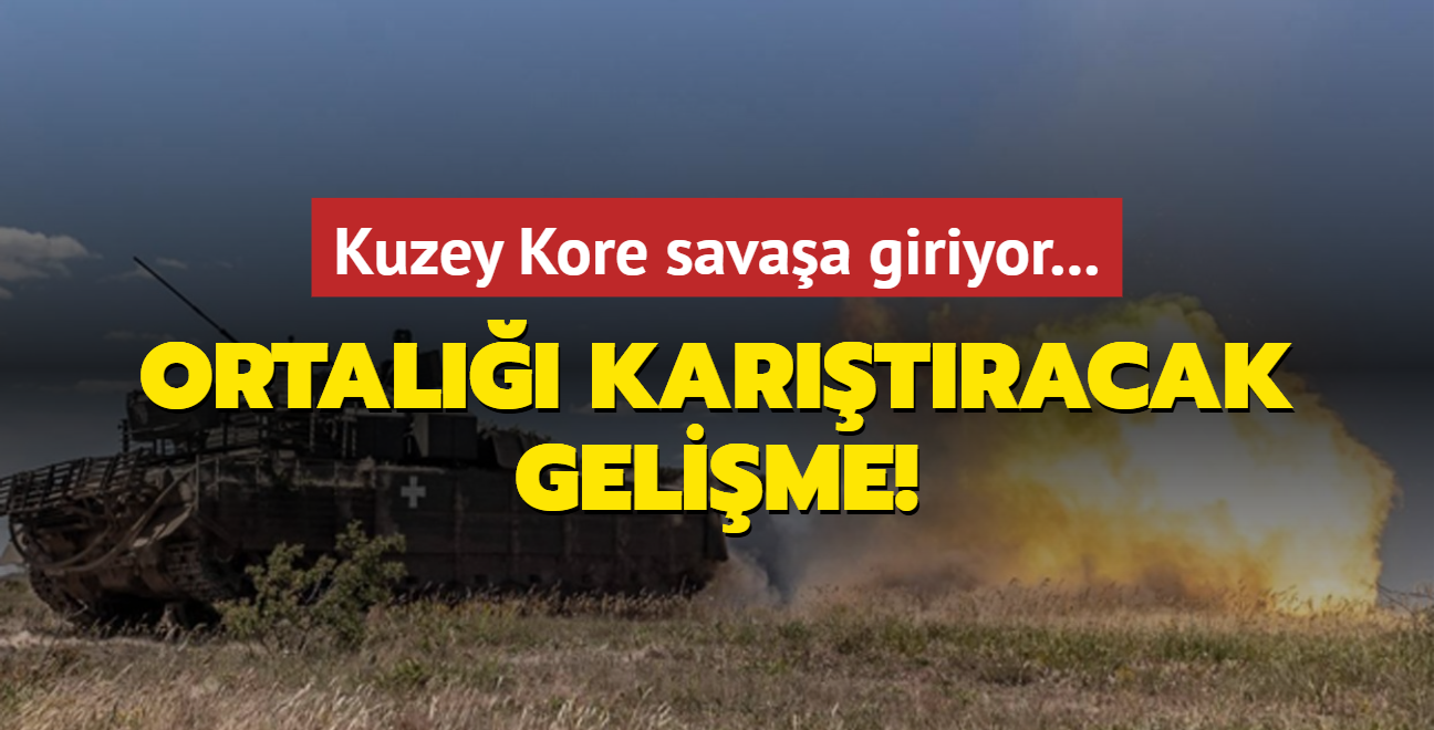 Ortal kartracak gelime! Kuzey Kore savaa giriyor