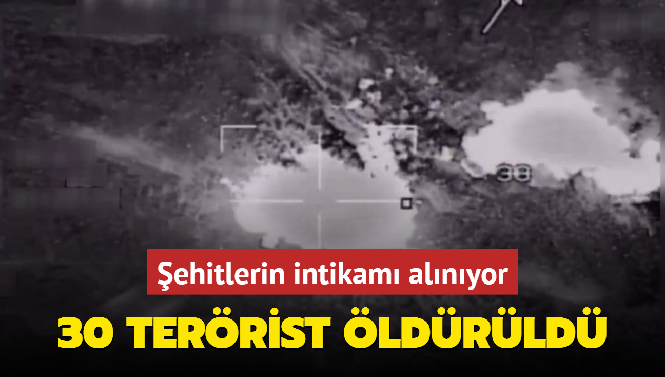 ehitlerin intikam alnyor... 30 PKK'l terrist ldrld