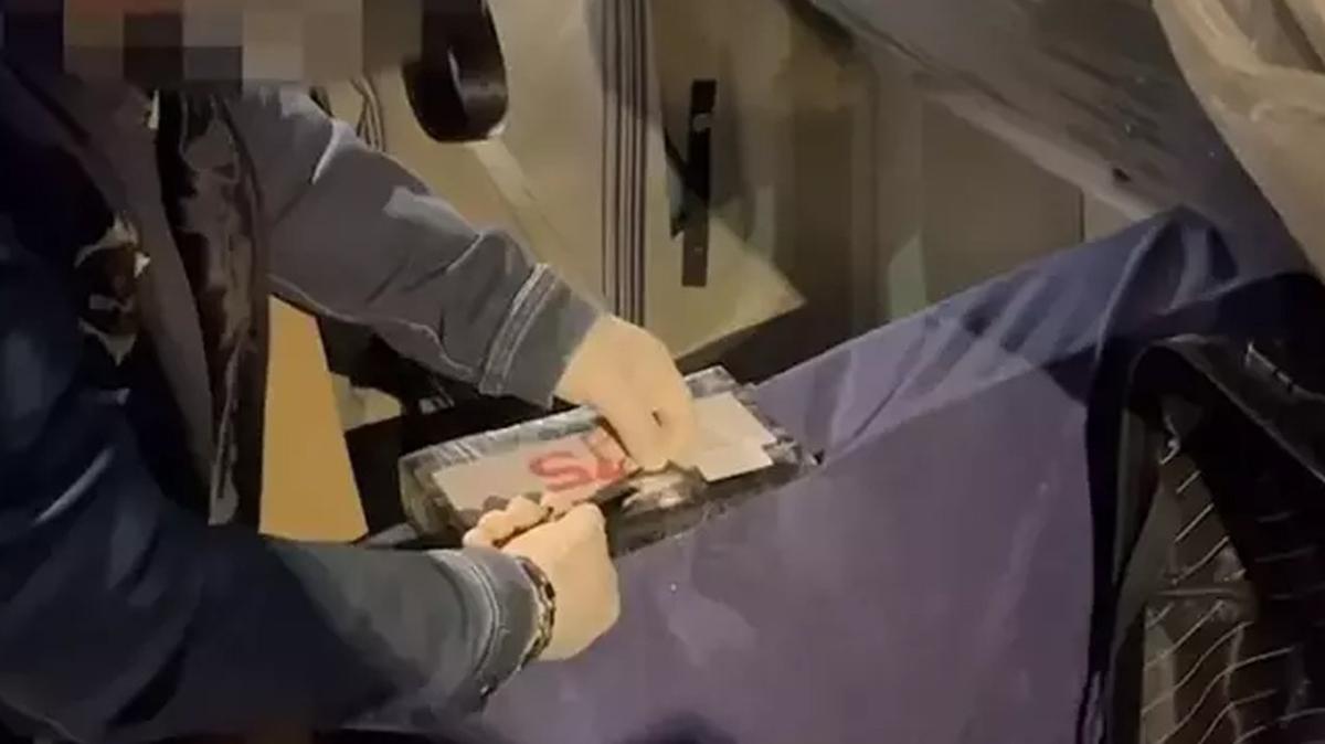 Edirne'de 12 kilogram kokain ele geirildi