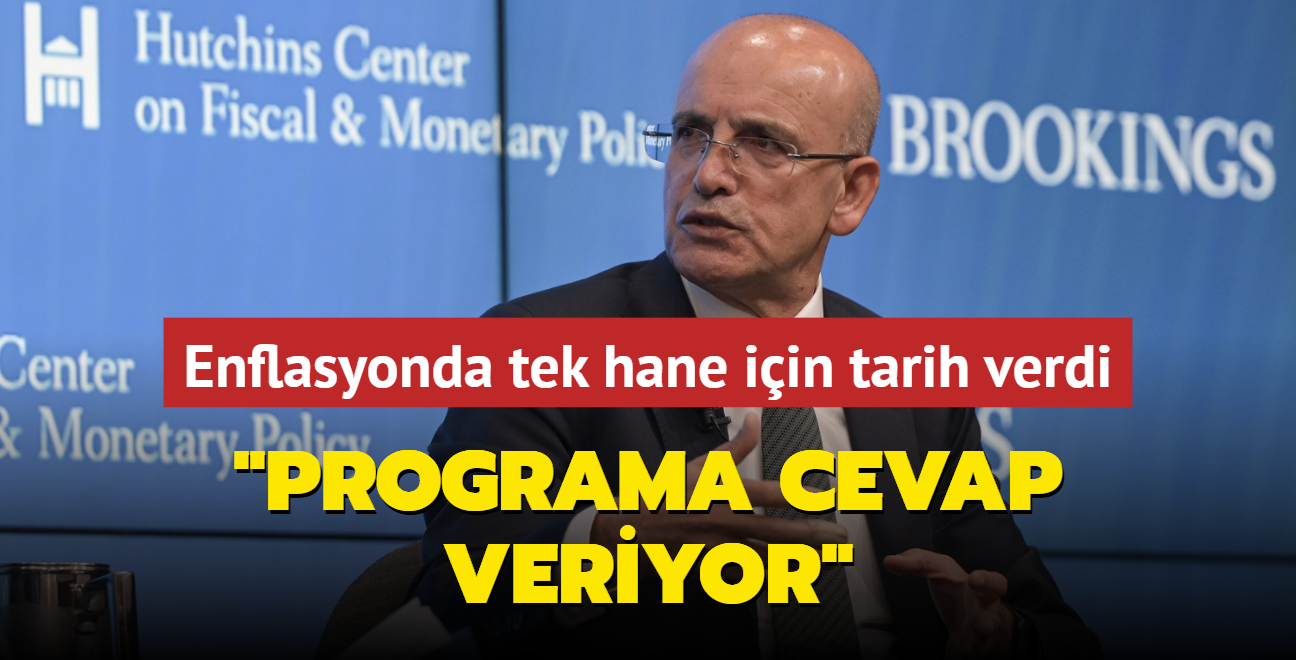 Bakan imek enflasyonda tek hane iin tarih verdi: Programa cevap veriyor