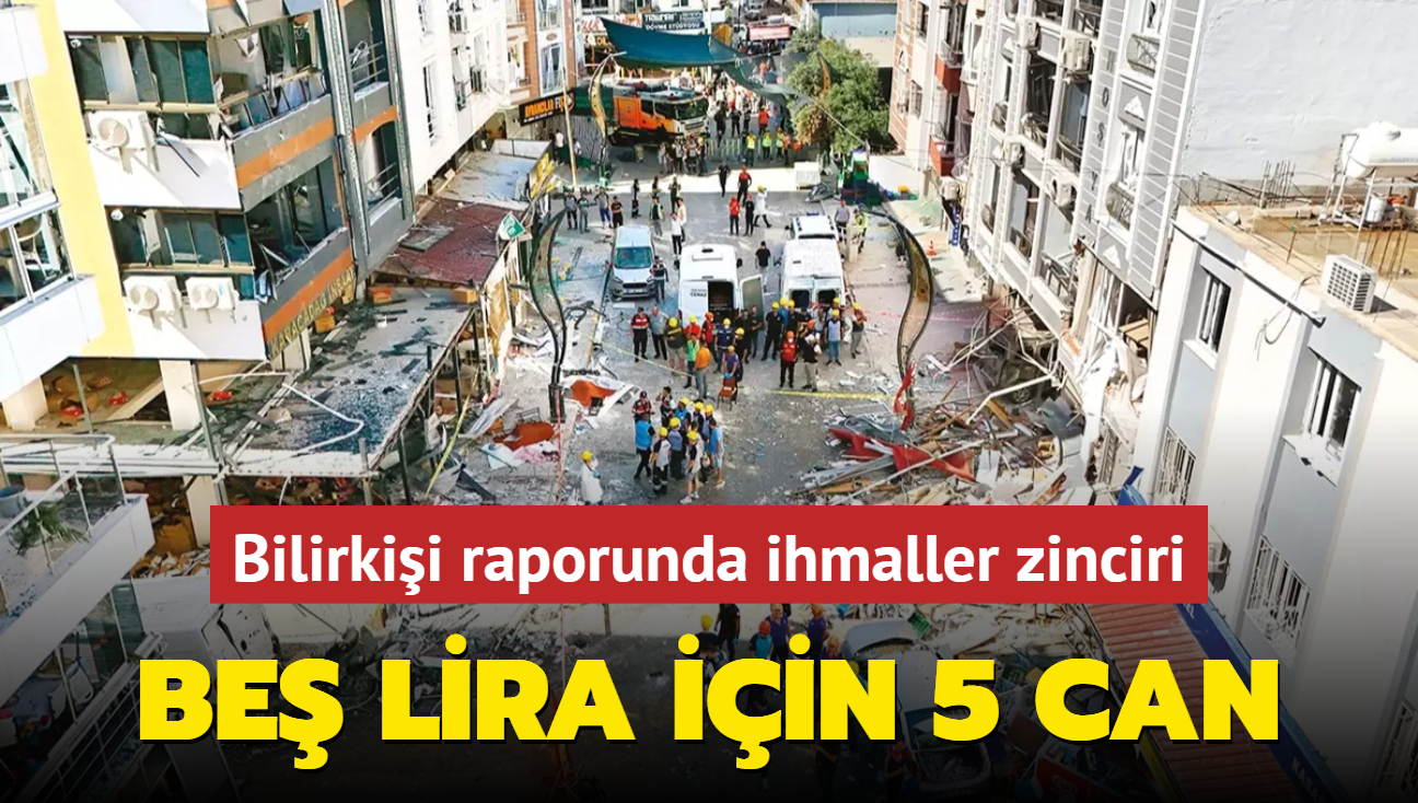 Be lira iin 5 can! Bilirkii raporunda ihmaller zinciri