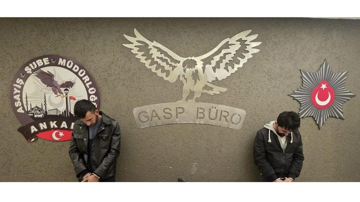 Ankara'da film gibi soygun operasyonu: 3 kii yakaland