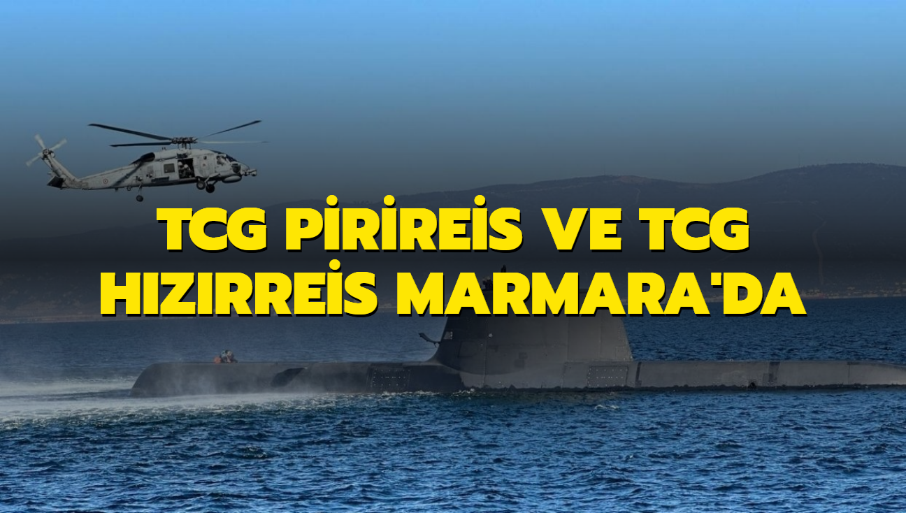 TCG PRRES ve TCG HIZIRRES'den Marmara Denizi'nde eitim