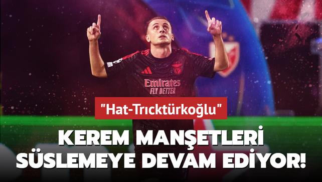 Kerem Aktrkolu Portekiz'de manetleri sslemeye devam ediyor! "Hat-Trcktrkolu"