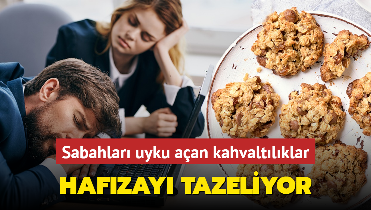 Sabahlar uyku aan kahvaltlklar! Zihin ayor, hafzay tazeliyor! Pazartesiyi kolaylatran besinler