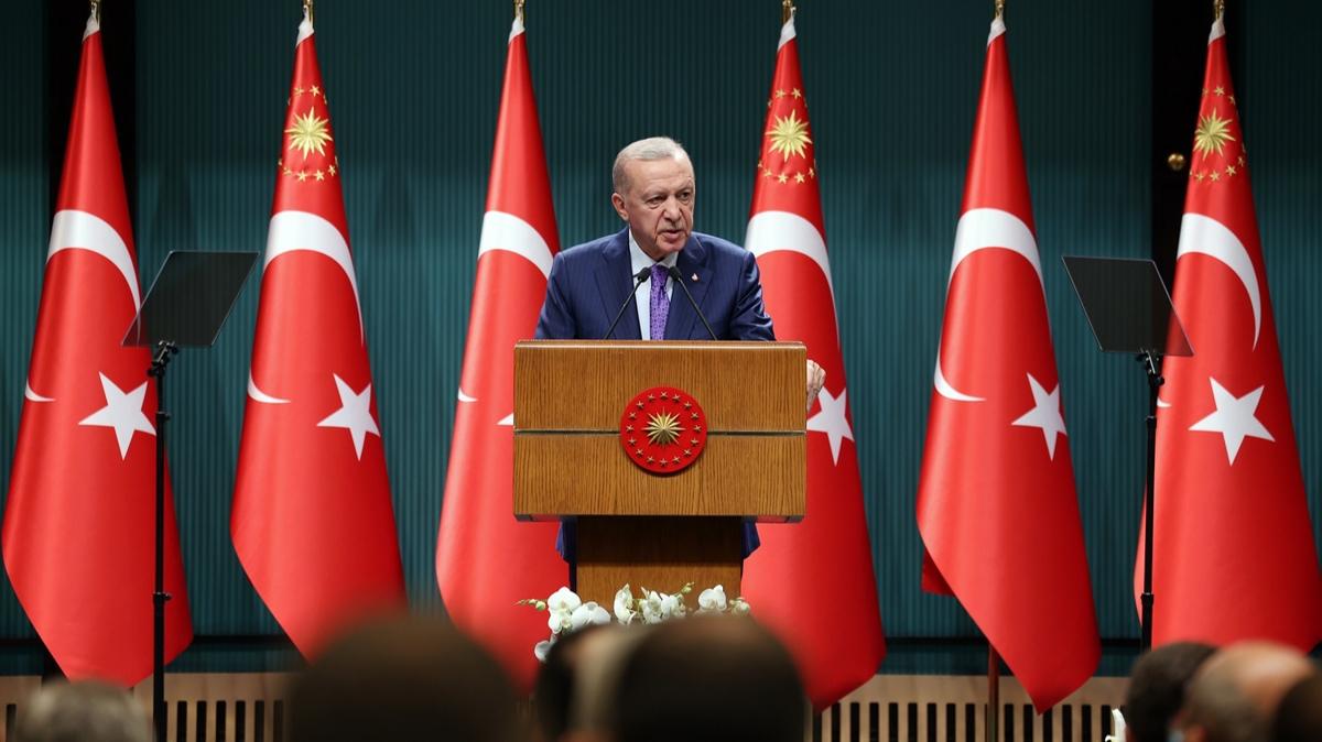 Bakan Erdoan'dan ekonomi mesaj: Enflasyonda d balad