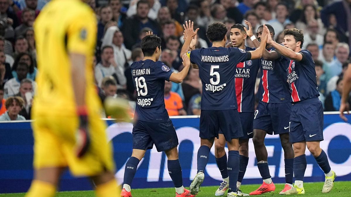 PSG zirve yarnda Marsilya'y 3 golle geti