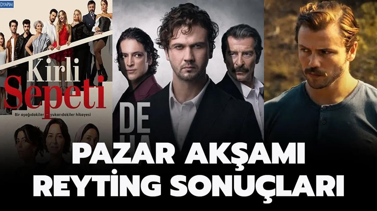 Reyting sonular 27 Ekim | Pazar gn en ok ne izlendi" Tekilat, Kirli Sepeti, Deha reyting sralamas