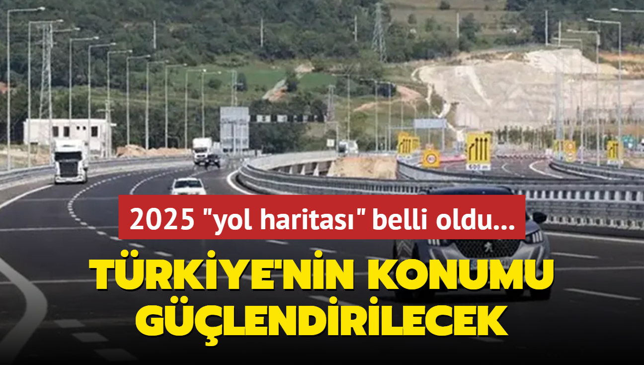 2025 'yol haritas' belli oldu... Trkiye'nin konumu glendirilecek