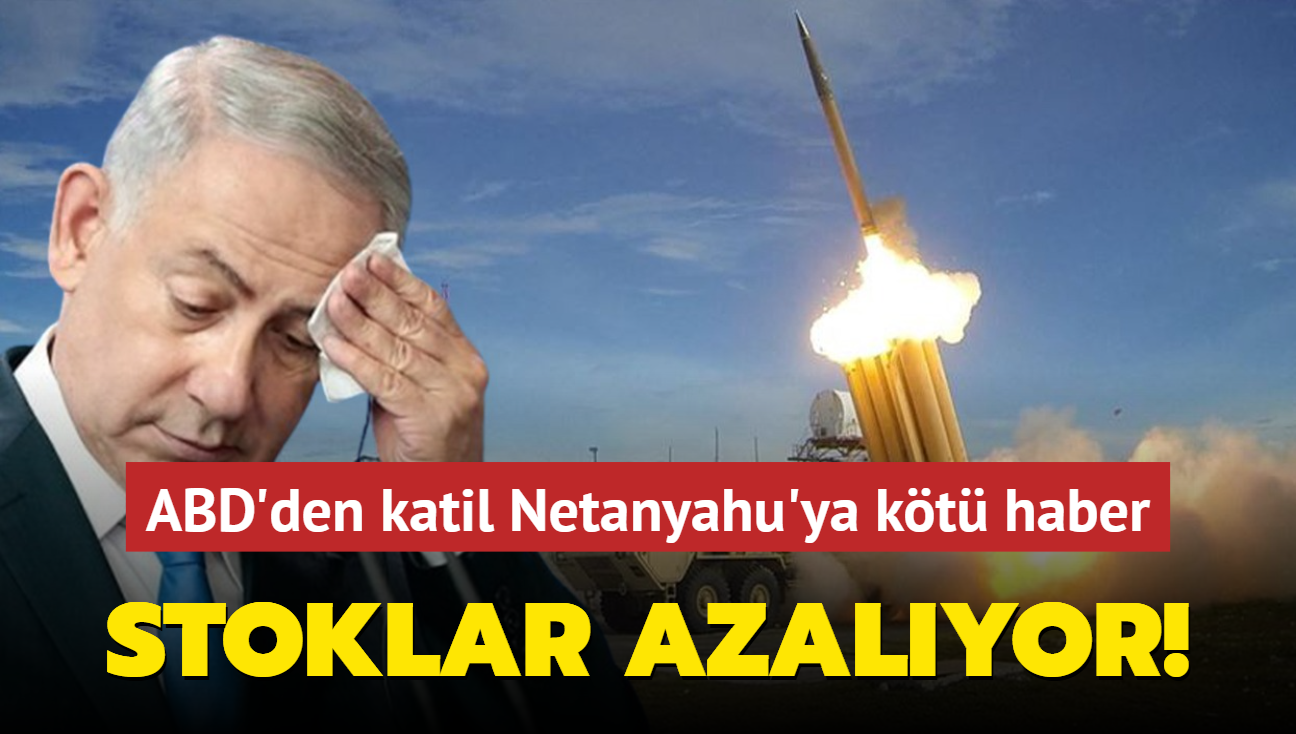 ABD'den katil Netanyahu'ya kt haber! Stoklar azalmaya balad